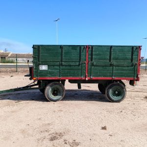 Remolque agrícola basculante 2 ejes