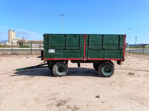 Remolque agrícola basculante 2 ejes