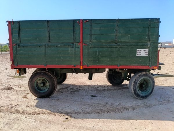 Remolque agrícola basculante 2 ejes - Imagen 2