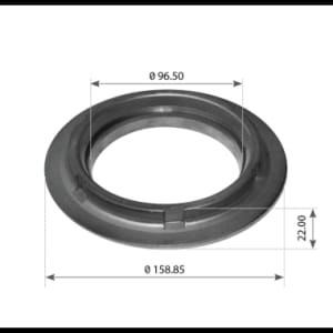 Anillo reten buje BPW 158.85x96.5
