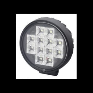 Lampara de trabajo redonda 12 led con interruptor