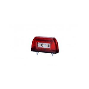 Piloto luz matricula led 12-24V