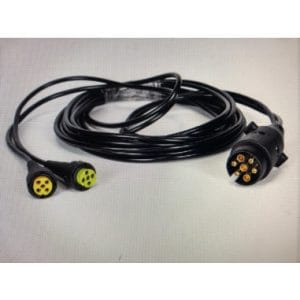 Cable de 2X5 Bytes con conector de 7 Pymes y 7,5 m.