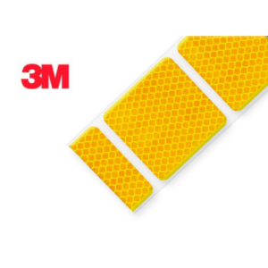 Cinta 3M reflectante discontinua amarilla