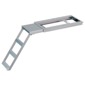 Escalera plegable con plataforma 3 peldaños