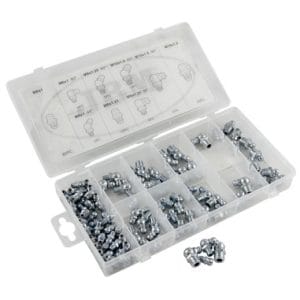 Estuche surtido de engrasadores 110 piezas