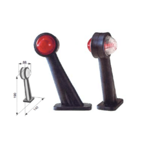 Kit piloto gálibo brazo de goma recto