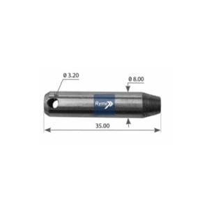 Pin bloqueo buje BPW 9t 35mm