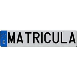 Placa de matrícula europea