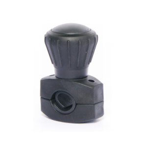 Pomo de dirección con cojinete negro