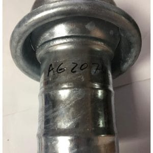 ROTULA GALVANIZADA CON CAÑA REDUCIDA PARA MANGUERA