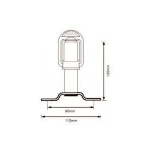 Soporte de pirulo tipo T