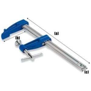 Tornillo apriete 3-P Cruz 40X10 150/300 cm