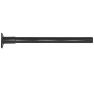 Tubo soporte aleta de 750X42 mm lacado negro